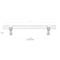 Gliderite Hardware 5-1/16 in. Center to Center Clear Acrylic Cabinet Pull Polished Chrome 4718-128-PC-1 - alternate 2
